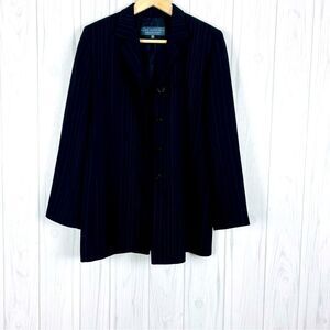 Vintage Alex Garfield Jacket Blazer Pinstripe